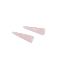Solid Color Resin Cabochon, Triangle, pink 200/Bag 