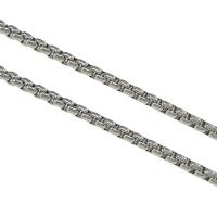Stainless Steel Box Chain, original color 