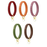 Silicone Bands, gold color plated, for woman Inner Approx 75mm 