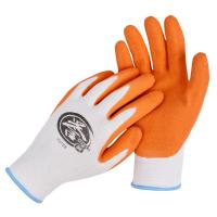 Gloves, Latex, anti-scratch & breathable & anti-skidding, orange 