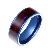 El anillo de dedo unisex, acero inoxidable, con esmalte, chapado, Joyería & unisexo & diverso tamaño para la opción, más colores para la opción, Vendido por UD