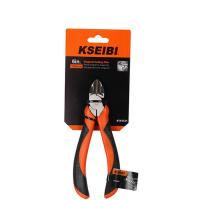 Side Cutter, Alloy Steel, with Thermoplastic Rubber, durable, orange 