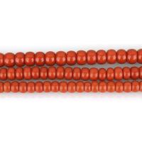 Perles en corail naturel, Rond, poli, DIY & normes différentes pour le choix, orange rougeâtre Environ 1.5mm Environ 16 pouce, Vendu par brin