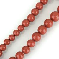 Perles en corail naturel, Rond, poli, DIY, orange rougeâtre, 12-17mm Environ 17 pouce, Vendu par kg
