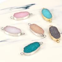 Resin Jewelry Connector, epoxy gel, imitation druzy quartz & DIY 