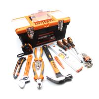 Legierter Stahl Hardware-Tools-Set, mit Kunststoff, nachhaltiges & Multifunktions, rote Orange, 335x185x130mm, verkauft von setzen