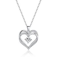 Sterling Silver Jewelry Necklace, 925 Sterling Silver, fashion jewelry 18mmx17.5mm 