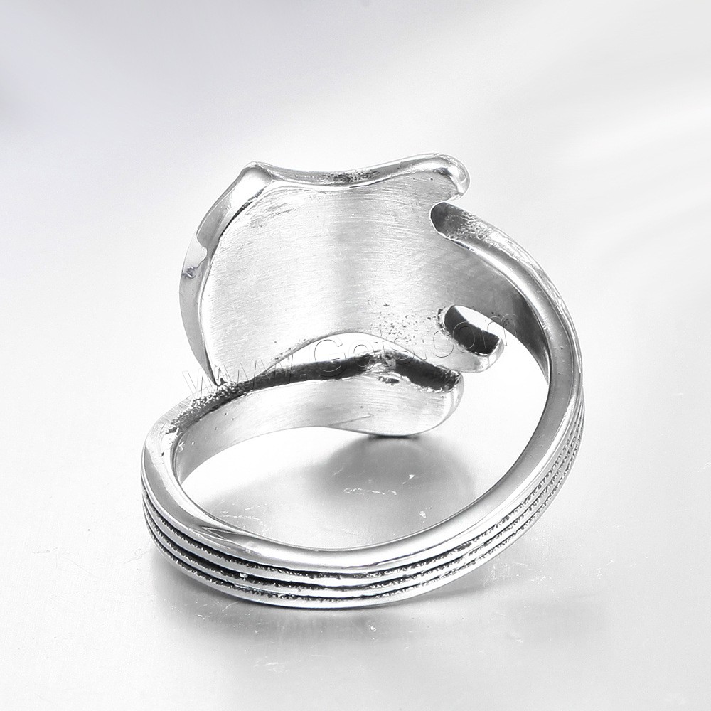 Unisex Finger Ring, Titanium Steel, Guitar, different size for choice, original color, Sold By PC
