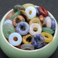 Полудрагоценный камень бусина с широким отверстием, полированный, DIY & различные материалы для выбора, Много цветов для выбора отверстие:Приблизительно 5mm, продается PC