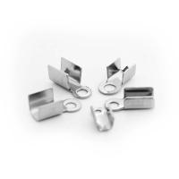 Stainless Steel Ribbon Crimp End, fashion jewelry 