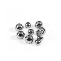 Edelstahl Crimp Perlen, DIY & verschiedene Größen vorhanden, 10PCs/Tasche, verkauft von Tasche