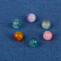 Gefärbter Marmor Perlen, rund, DIY & verschiedene Größen vorhanden, keine, verkauft von Tasche