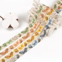 Baumwolle Multifunktionsleiste Kabel, Kunstdruck, DIY & verschiedene Größen vorhanden & verschiedene Muster für Wahl, keine, ca. 4.5m/Spule, verkauft von Spule