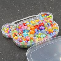 Kinder-DIY Saiten-Perlen-Set, Acryl, 20x16x3mm, verkauft von Box