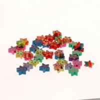 Flower Polymer Clay Beads nickel, lead & cadmium free, 10*5mm 