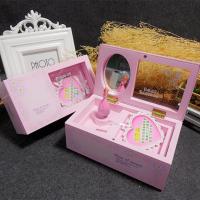 Spieldose, Kunststoff, Kunstdruck, mit Musik & mit Spiegel, Rosa, 170x75x95mm, verkauft von PC