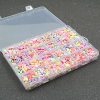 Kinder-DIY Saiten-Perlen-Set, Kunststoff, 200x135x38mm, verkauft von Box
