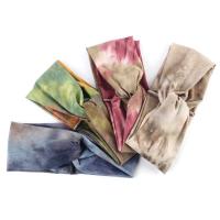 Diadema  de Bisuteria, Poliéster, tie-dye, para mujer, más colores para la opción, 200x100mm, Vendido por UD