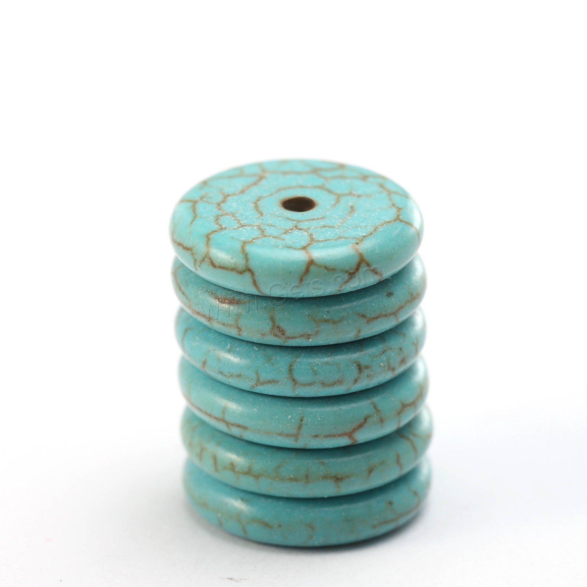 Synthetic Turquoise Spacer Bead, DIY & different size for choice, green, Sold By Strand