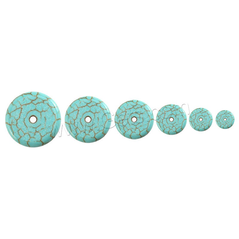 turquoise synthétique perle d'entretoise, DIY & normes différentes pour le choix, vert, Vendu par brin