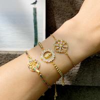 Cubic Zirconia Micro Pave Brass Bracelet, with Cubic Zirconia, fashion jewelry 23cmx1.8cmx1.8cm 