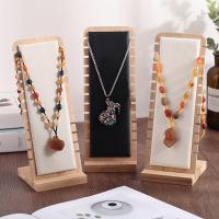 Wood Necklace Display, Bamboo, Rectangle, durable 