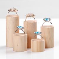 soporte de exhibición de madera de anillo, Columna, 5 piezas & Sostenible, más colores para la opción, Vendido por Set