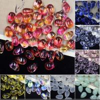 Crystal ювелирные изделия подвески, Кристаллы, Каплевидная форма, DIY, много цветов для вабора 50ПК/сумка, продается сумка