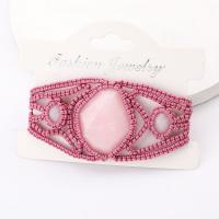 Resin Bracelets, Cotton, with Resin, fashion jewelry & for woman 