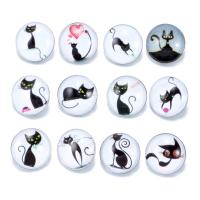 Time Gem Cabochon, Glass, durable & fashion jewelry 18mm 