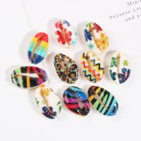 Fancy Printing Shell Beads, durable & fashion jewelry 