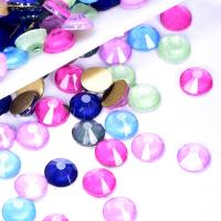 Parche de Diamantes de Imitacion, Cristal, Bricolaje, más colores para la opción, 3.2mm, 144PCs/Bolsa, Vendido por Bolsa