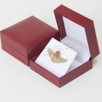 Jewelry Gift Box, Plastic, with Velveteen, Square 