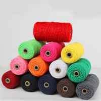 Baumwollkordel, Baumwolle Schnur, Modeschmuck & DIY, keine, 3mm, 100m/Spule, verkauft von Spule