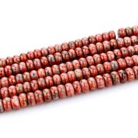 Sesame Jasper Bead, Red Agate, Abacus, polished, durable & DIY, red 