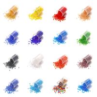 Perles de verre en Givré AB couleurs, chalumeau, Rond, Placage, DIY, plus de couleurs à choisir, 2mm, 100/sac, Vendu par sac