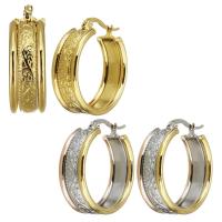 Edelstahl Hoop Ohrringe, Modeschmuck & für Frau, keine, 8.5x27mm, verkauft von Paar