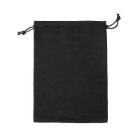 Cotton Jewelry Pouches Bags, black 