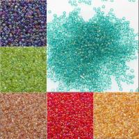 Transparent Lustered Glass seed Beads, Round 2*2mm  