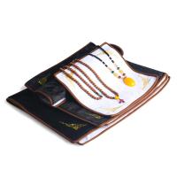 Velveteen Display Cloth, durable & two tone, white and black 