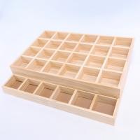 Коробка-дисплей, деревянный, Квадратная форма, разные стили для выбора 10ПК/Лот, продается Лот
