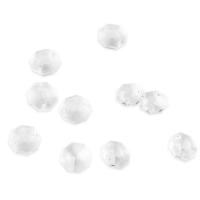 Perles acryliques transparentes, plastique, durable & styles différents pour le choix, plus de couleurs à choisir Vendu par sac