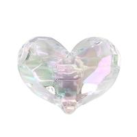 Solid Color Acrylic Beads, Heart, durable & fashion jewelry 