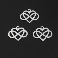 Stainless Steel Pendants, Heart, plated, DIY & hollow Approx 1mm  