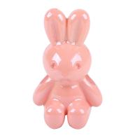 Solid Color Acrylic Beads, Rabbit, durable 