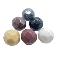 Solid Color Acrylic Beads, durable & DIY 22mm 