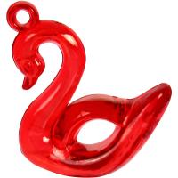 Toy Findings, Plastic, Swan, durable & DIY, mixed colors 