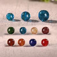 Gold Sand Lampwork Beads, Round, DIY 8mm10mm12mm Approx 2mm 