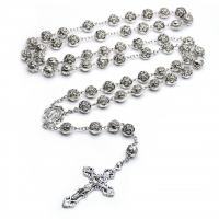 Fashion Necklace Jewelry, Plastic, Cross, fashion jewelry & Unisex 18.5cmuff0c61cmuff0c3.3*5.5cm uff0c10MM 