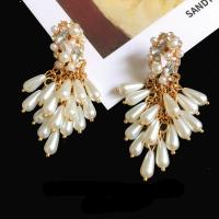 Rhinestone Drop Earring, plated & for woman 80mm,75mm,105mm,75mm 